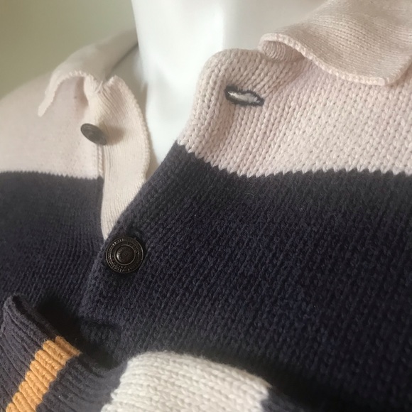 Vintage fairfax red white blue Sweater star stripe - Picture 3 of 8